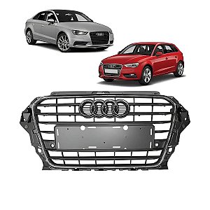 Grade Dianteira Parachoque Audi A3 Sedan 2014 2015 2016 Fosco 8V3853651