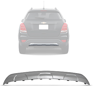 Aplique Moldura Parachoque Traseiro Tracker 2017 2018 2019 42546393