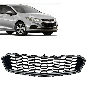 Grade Dianteira Inferior Friso Cromado Cruze 2017 2018 2019 23504350