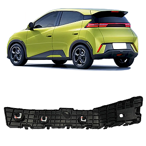 Guia Parachoque Traseiro BYD Dolphin Mini 2024 2026 Esquerdo Motorista EQEA2804310