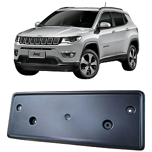 Suporte Placa Parachoque Dianteiro Dianteiro Jeep Compass 2017 2018 2019 2020 2021 Novo