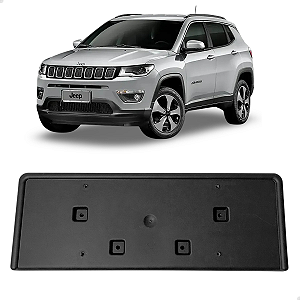 Suporte Placa Parachoque Dianteiro Dianteiro Jeep Compass 2017 2018 2019 2020 2021 Novo