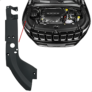Moldura Cobertura Radiador Compass 2017 18 2019 2020 Direito