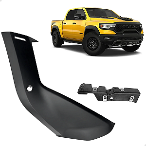 Moldura Parachoque Dianteiro Ram 1500 TRX 2022 2023 2024 Direito Passageiro 68443486