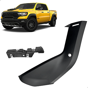 Moldura Parachoque Dianteiro Ram 1500 Trx 2022 2023 2024 Esquerdo Motorista 68518517AA