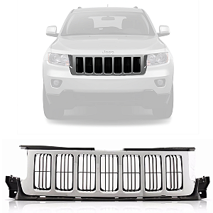 Grade Dianteira Friso Cromado Jeep Grand Cherokee 2011 2012 2013 55079377