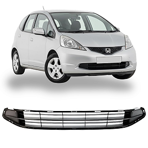 Grade Inferior Parachoque Dianteiro Honda Fit 2009 2010 2011 2012 Sem Furo Milha 71103TF00030