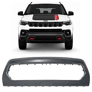 Aplique Spoiler Parachoque Dianteiro Jeep Compass 2022 2023 2024 2025 6xk26tzzab