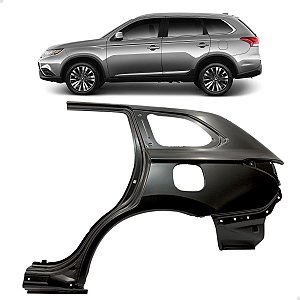 Retalho Folha Lateral Traseira Outlander 2016 2017 2018 2019 2020 2021 2022 Esquerdo Motorista