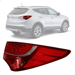 Lanterna Canto Traseira Led Santa Fé 2013 2014 2015 2016 Direito Passageiro 924022W130