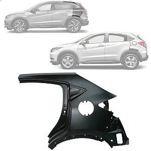 Folha Retalho Lateral Traseiro Honda Hrv 2016 2021 Esquerdo Motorista