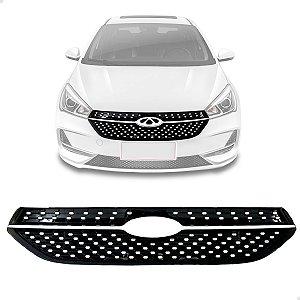 Grade Superior Dianteira Diamond Cromado Chery Arrizo 5 2019 2020 2021 602001399AA Novo