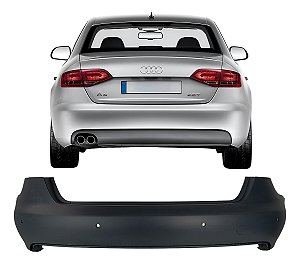 Parachoque Com Furo Sensor Traseiro Audi A4 2009 2010 2012