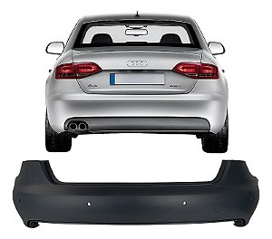 Parachoque Com Furo Sensor Traseiro Audi A4 2009 2010 2012