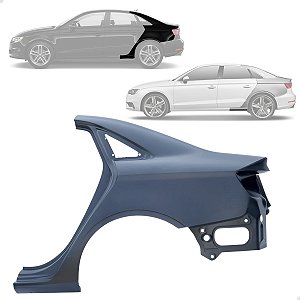 Folha Retalho Lateral Audi A3 Sedan 2014 2015 2016 2017 2018 2019 2020 2021 Esquerdo Motorista 8V5809837