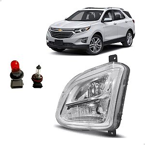 Farol de Milha Pisca Seta Auxiliar Dianteiro Chevrolet Equinox 2017 2018 2019 2020 2021 Esquerdo Motorista