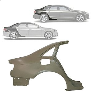 Folha Retalho Lateral Audi A4 B8 Sedan 2009 2010 2011 2012 2013 2014 2015 Lado Direito Passageiro 8K5809838