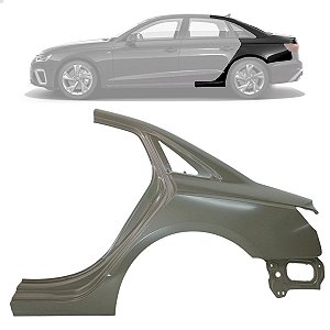 Retalho Folha Lateral Audi A4 B9 Sedan 2021 2022 2023 2024 Lado Esquerdo Motorista 8WD810075A