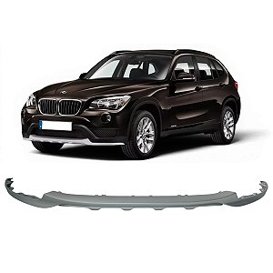 Spoiler Aplique Parachoque Bmw X1 2013 2014 2015 Prateado 51117374051