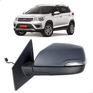 Retrovisor Elétrico Pisca Chery Tiggo 2 2019 2022 Esquerdo Motorista J698202010