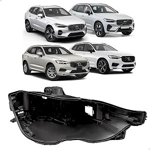 Carcaça Farol Dianteiro Volvo XC60 2018 2019 2020 2021 2022 2023 2024 2025 2026 Direito 324020438