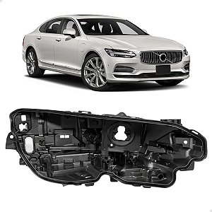 Carcaça Farol Dianteiro Volvo S90 2019 2020 2021 2022 Direito 31655769