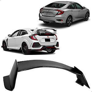 Aerofolio Traseiro Modelo Type R Honda Civic G10 2017 2018 2019 2020 2021 HD027019701 Novo