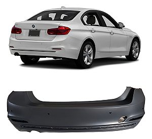 Parachoque Traseiro Furo Sensor Bmw F30 320i 328i 2016 2018