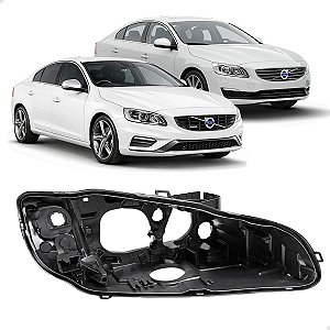 Carcaça Farol Dianteiro Volvo S60 2014 2015 2016 2017 2018 Direito 31358098