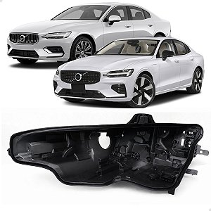 Carcaça Farol Dianteiro Volvo S60 2020 2021 2022 Motorista 32314194