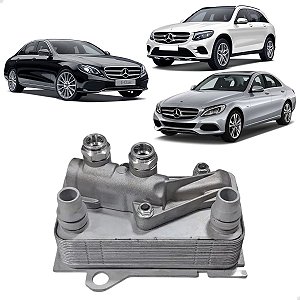 Resfriador Óleo Trocador Mercedes C180 C200 C250 C300 E250 E300 GLC250 2015 2016 2017 2018 2019 2020 A0995001900