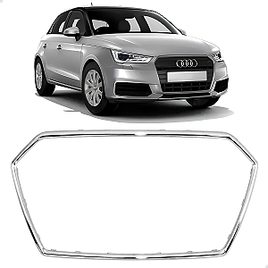 Friso Moldura Cromada Grade Superior Dianteira Audi A1 2016 2017 2018