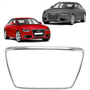 Friso Moldura Cromada Grade Dianteira Audi A4 2009 2010 2011 2012 Novo