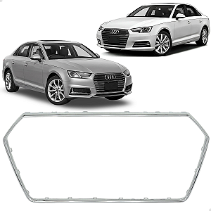 Friso Moldura Cromada Grade Superior Audi A4 2016 2017 2018 2019 8W0853651F