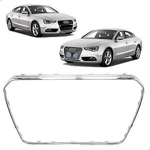 Friso Cromado Moldura Grade Dianteira Superior Audi A5 2012 2013 2014 2015 2016 Novo