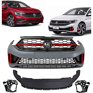 Parachoque Dianteiro Completo Jetta Gli Mk7.5 2020 2021 2022 2023 2024 Novo