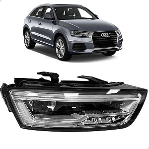 Farol Led Dianteiro Audi Q3 2016 2017 2018 Lado Direito Novo