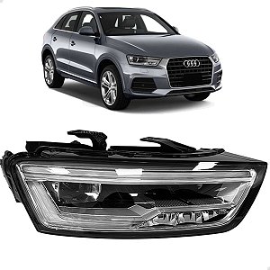 Farol Led Dianteiro Audi Q3 2016 2017 2018 Lado Direito Novo
