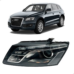 Farol Led Dianteiro Audi Q5 2009 2010 2011 2012 Esquerdo Motorista 8R0941003A Novo