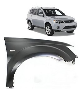 Paralama Outlander Mitsubishi 2007 2008 2009 Furo Pisca Direito