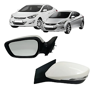 Retrovisor Elantra 2011 2012 2013 2014 2015 C Pisca Esquerdo Motorista 87610-3X120 Novo