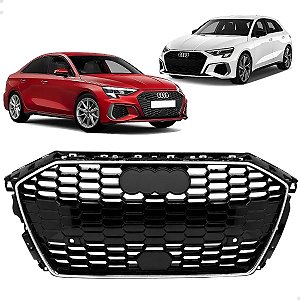 Grade Superior Dianteira Black Piano Audi A3 2021 2022 2023 2024 8Y0853651ERN4