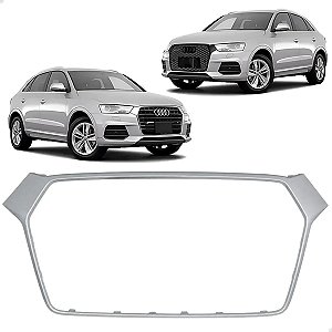 Friso Moldura Grade Prateado Rsq3 Audi Q3 2016 2017 2018 2019 Novo