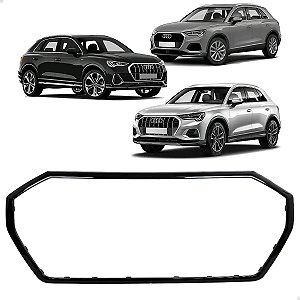 Friso Dianteiro Black Piano Audi Q3 2020 2021 2022 2023 2024 2025 83A853651BCKA Novo
