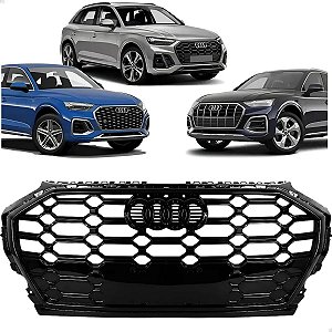 Grade Superior Dianteira Black Piano Audi Q5 2021 2022 2023 2024 2025 80A853651AHGIW Novo