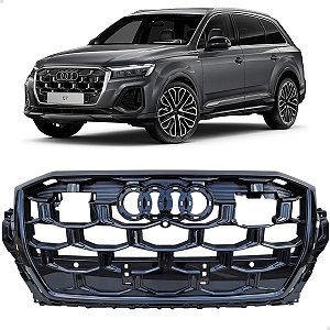 Grade Dianteira Friso Black Piano Audi Q7 S Line 2025 2026 4M0853651BM3FZ Novo