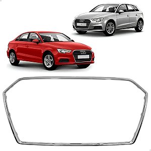 Friso Grade Moldura Cromada Audi A3 2017 2018 2019 2020 Novo
