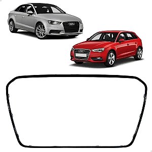 Friso Black Piano Moldura Grade Dianteira Audi A3 2013 2014 2015 2016