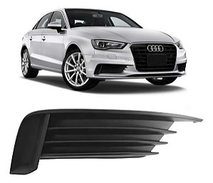 Grade Tela Farol Milha Audi A3 Sedan 2014 2015 2016 Lado Direito 8V5807682