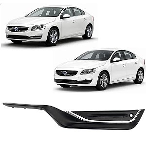 Grade Moldura Milha Friso Cromado Volvo S60 V60 2014 2015 2016 2017 2018 Lado Esquerdo Motorista 31353654